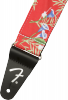 Fender Hawaiian Strap Red Floral
